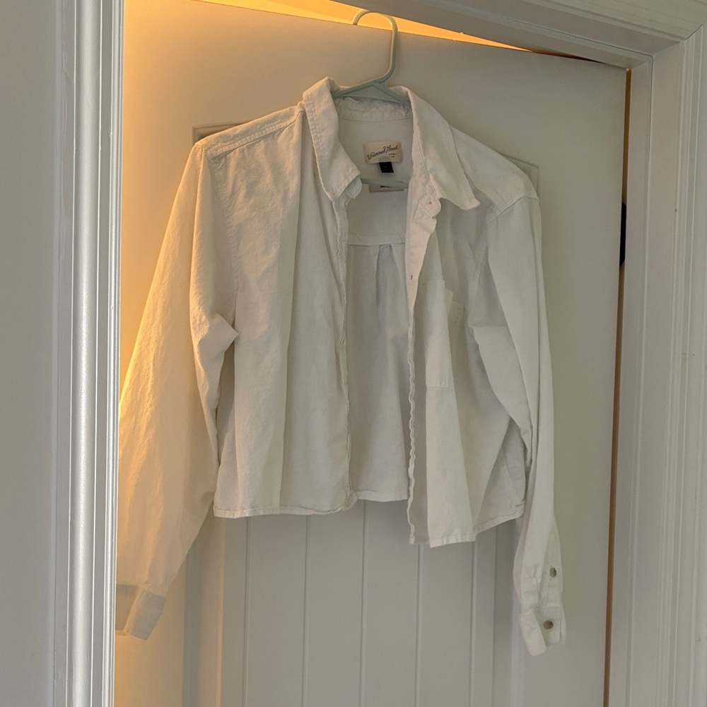 Universal Thread Cream Button-Up Top